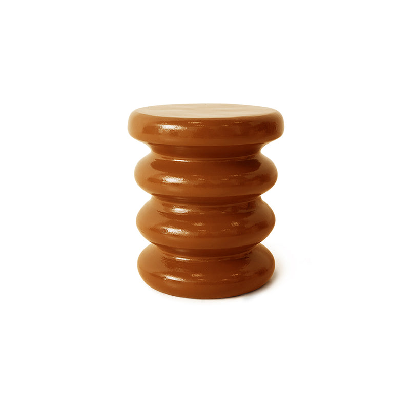 Allure Side Table, Caramel - by hkliving