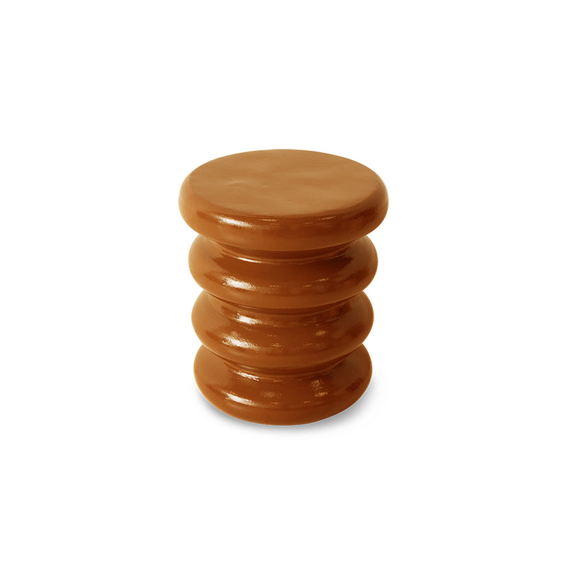 Allure Side Table, Caramel - by hkliving