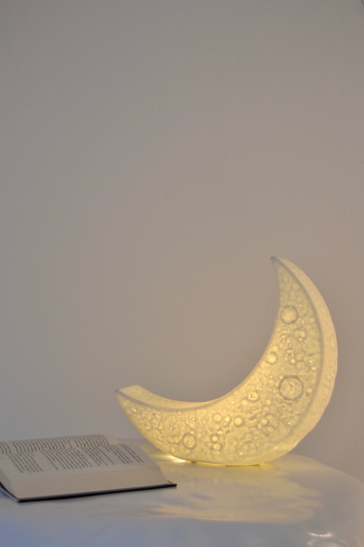 Seletti My Tiny Moon Lamp – Unique Table Lamp with Replaceable LED Bulb