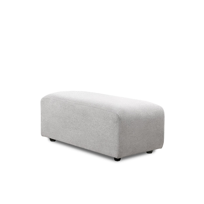 Jax Couch Element, Small Hocker Footstool, Sneak Grey, hkliving