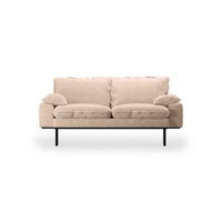 2-Seater Retro Sofa in Boucle Taupe by hkliving