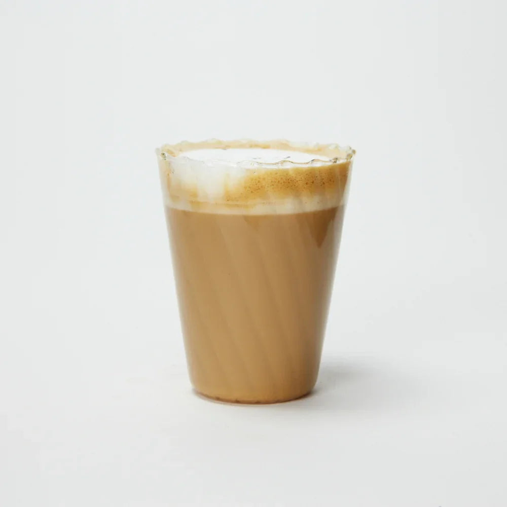 Othilia borosilicate glass by Olsson & Jensen filled with coffee