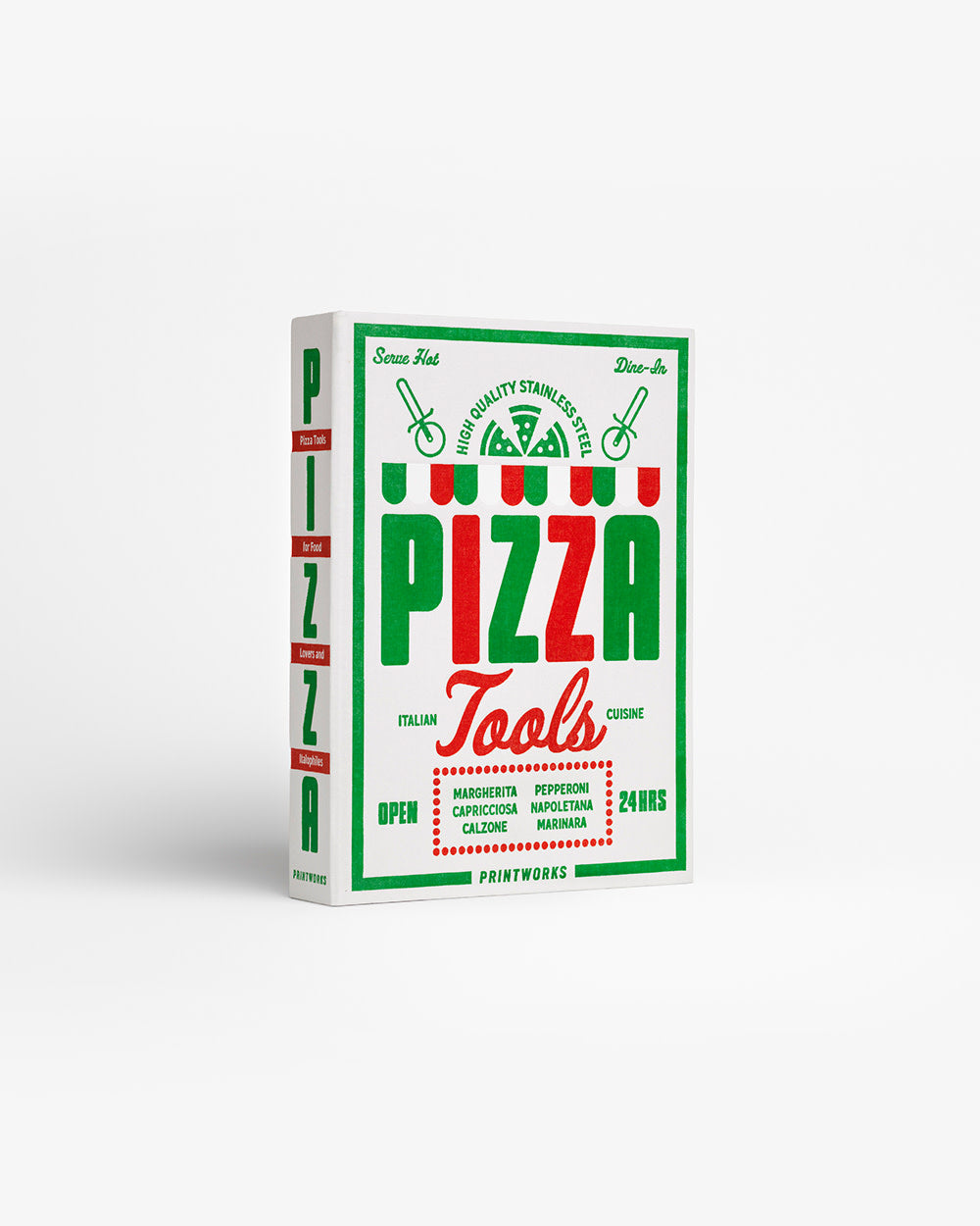 Angled view of The Essentials Pizza Tools box