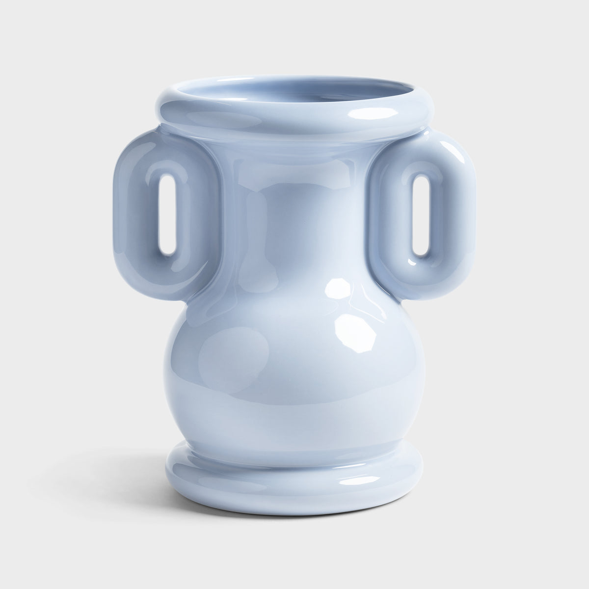 Vase Amfora Blue by &klevering, Greek-inspired with playful handles