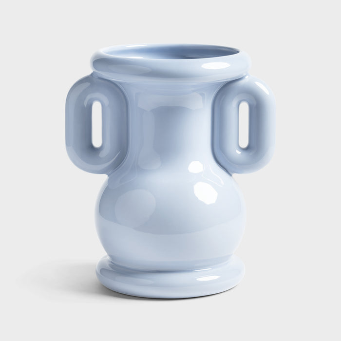 Vase Amfora Blue by &klevering, Greek-inspired with playful handles