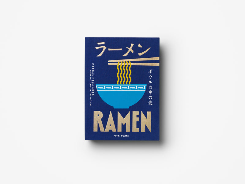 Ramen tools kit open with spoon, chopsticks, and cutter