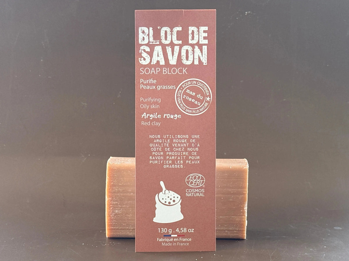 Mas du Roseau Red Clay palm-free soap bar, alternative view