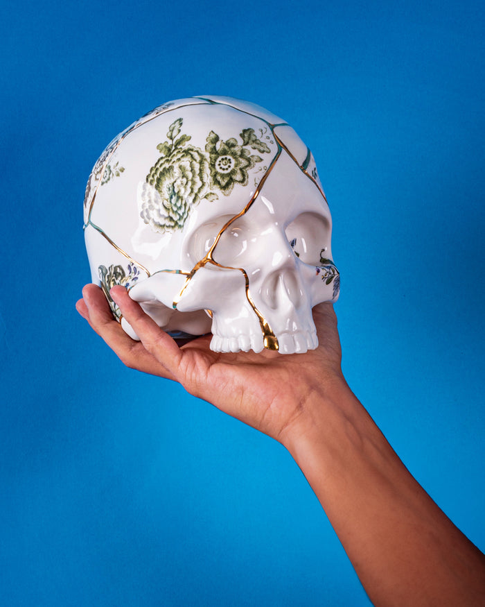 Seletti Kintsugi Skull by Marcantonio – Artful Imperfections