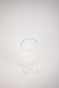 Skye fluted wine glass by Olsson & Jensen from a lower angle