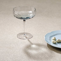 Scandinavian-style mouth-blown glass for champagne or cocktails