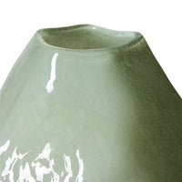Close-up of faceted rim and surface detail on Nienke Sikkema for HKLIVING jade gemstone vase