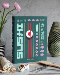 Sushi Tools box displayed with sushi utensils