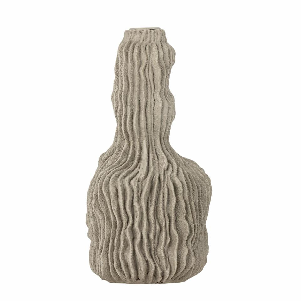 Close-up of raw wavy surface on Bloomingville Briar candle holder