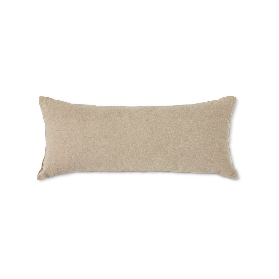 hkliving Natural Patched Cushion – 70x30cm Linen