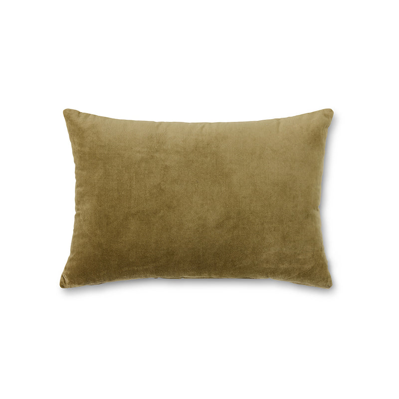 Velvet Cushion in Army Green by hkliving â€“ 60x40cm Luxe Accent