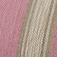 Woven Striped Cushion in Blush by hkliving â€“ 60x40cm Soft Linen