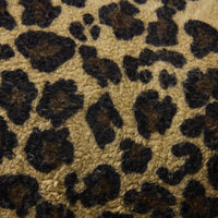 Close-up texture detail of HKLIVING leopard print bolster cushion fabric