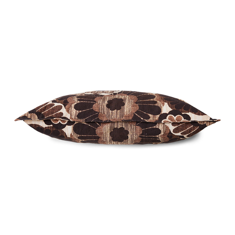 Floral Cushion, Brown and Cream - by Doris for HKLIVING