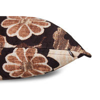 Floral Cushion, Brown and Cream - by Doris for HKLIVING