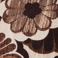 Floral Cushion, Brown and Cream - by Doris for HKLIVING