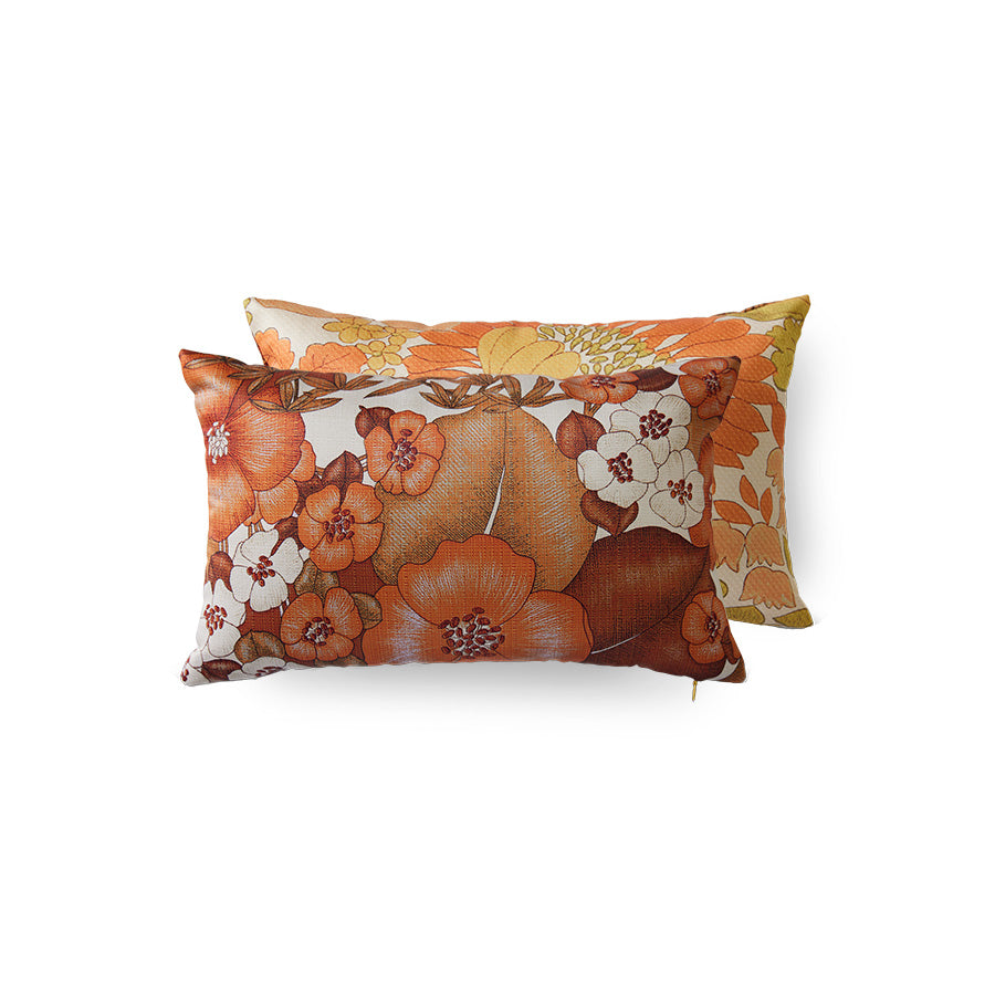 Vivid Cushion, Floral, Orange, Red, Yellow, hkliving