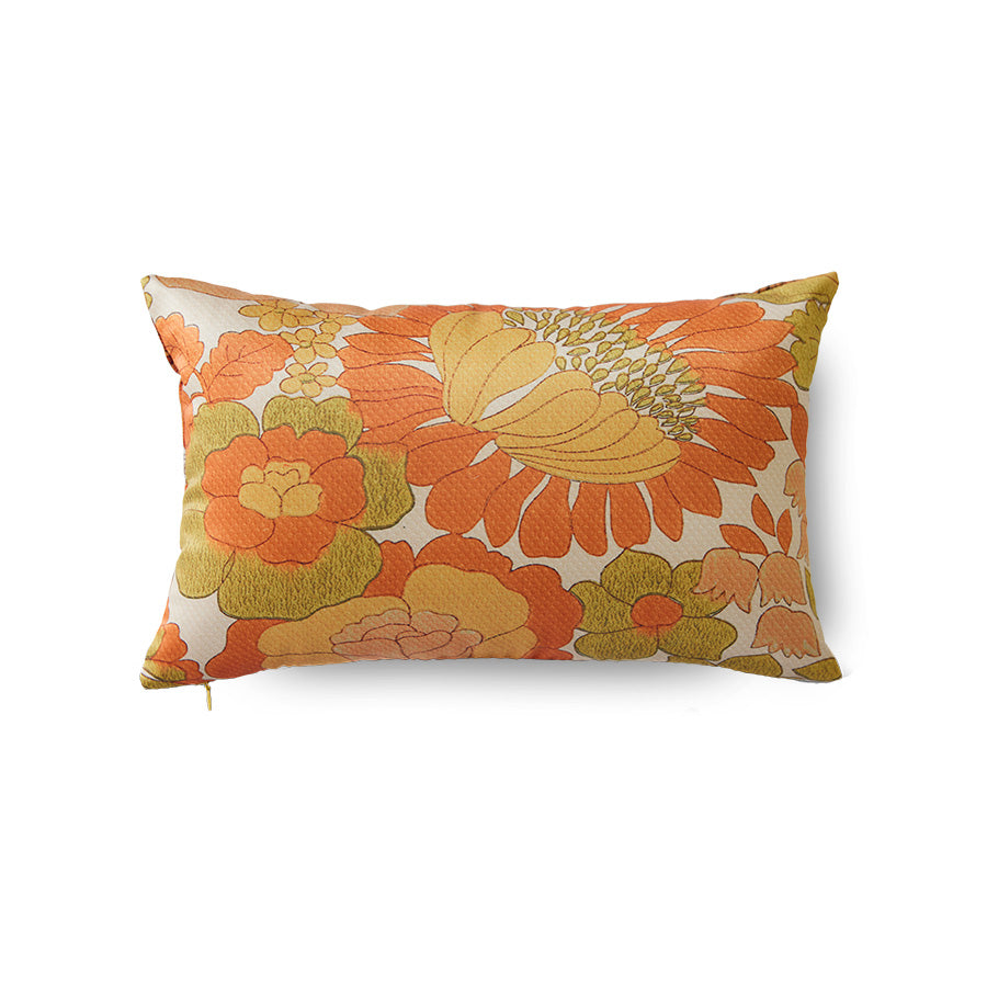 Vivid Cushion Floral Orange Red Yellow hkliving northhome