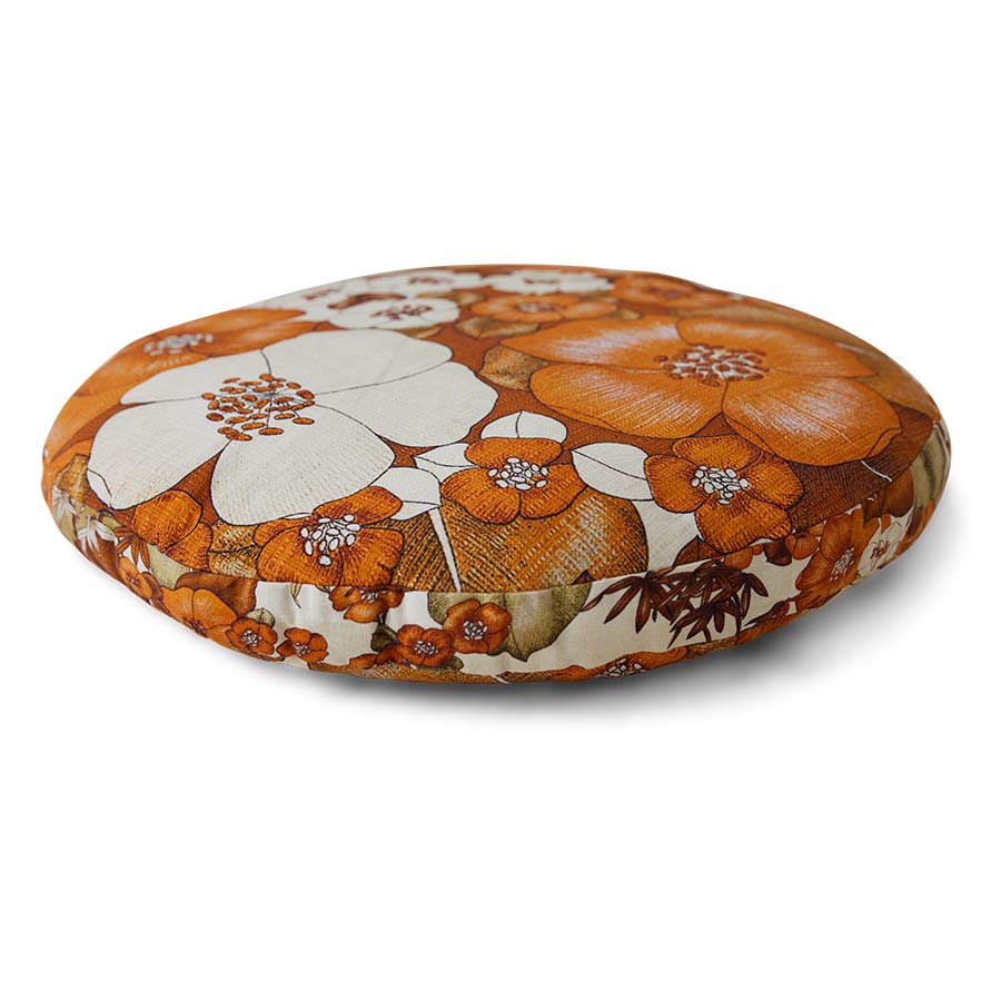 Round Cushion, Marigold, Orange, hkliving