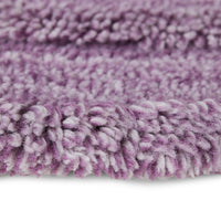 Lilac Purple Round Woollen Rug, 1.5m Diameter from hkliving