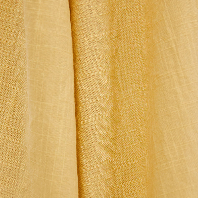 hkliving Bed Canopy â€“ Golden Hour Yellow Cotton Draped Canopy (210x190x290cm)