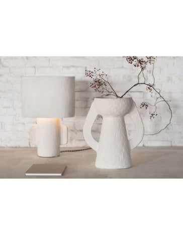 Vase White Earth