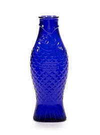 Carafe Bottle Fish & Fish by Serax in Green, Clear, and Blue