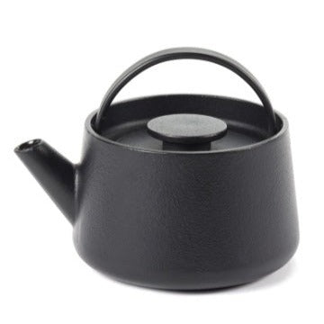 Tea Pot M Cast Iron Black INKU by Serax