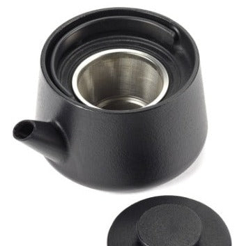 Tea Pot M Cast Iron Black INKU by Serax