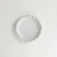 Top view of the Vera white bobble edge bowl by Olsson & Jensen