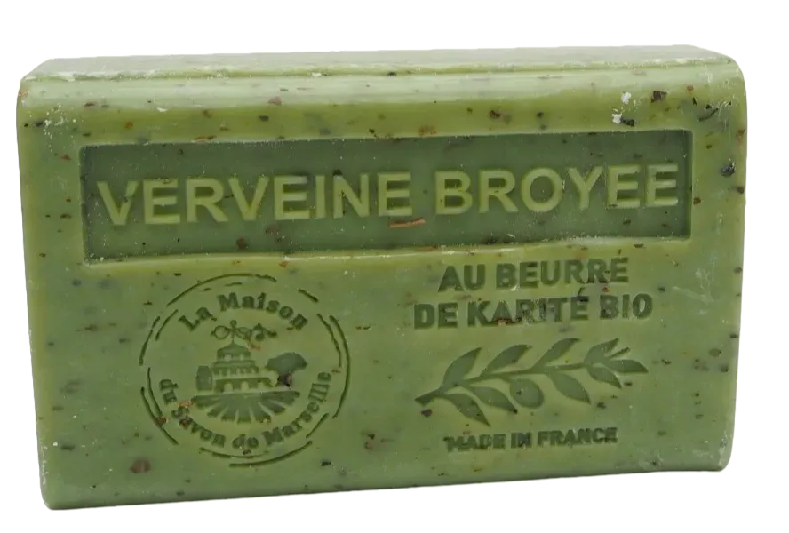 Verbena Broyée lemon verbena soap by La Maison du Savon de Marseille, detail
