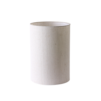 HKLIVING natural linen cylinder lamp shade, shown against a white background