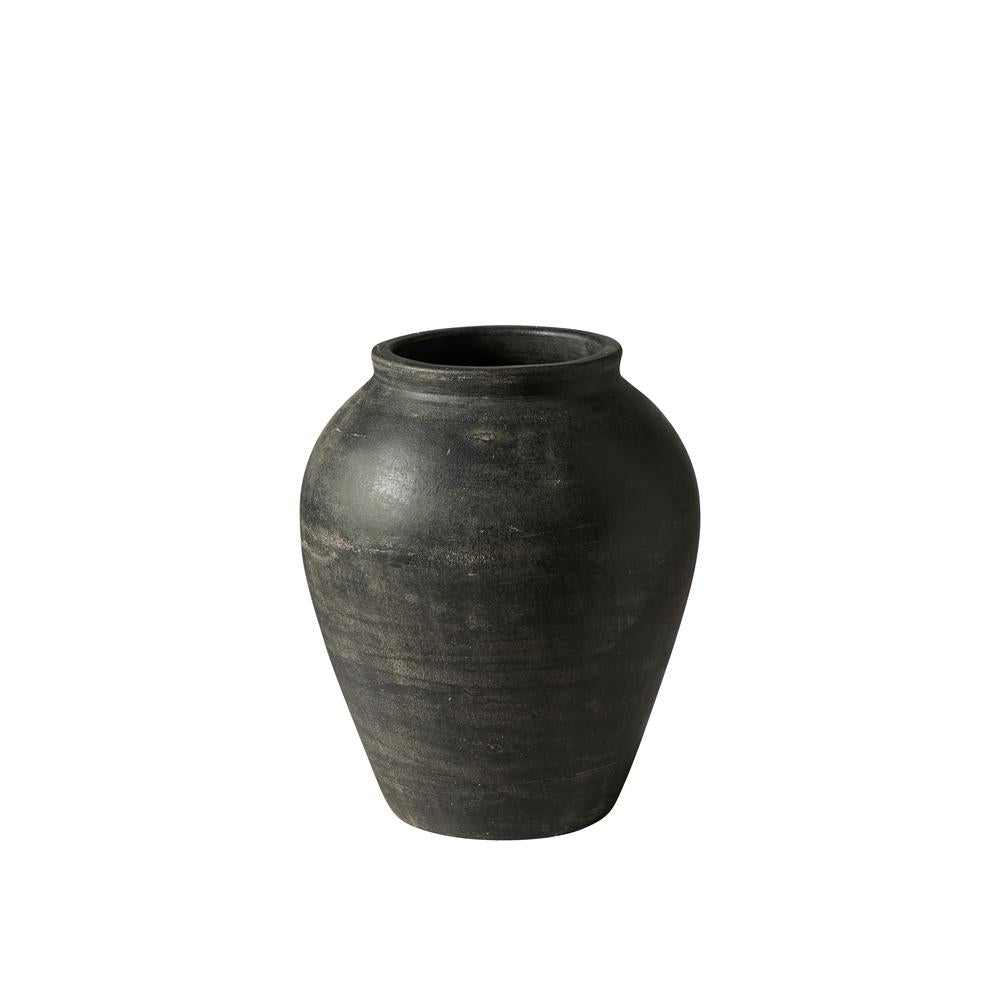 BAKU Vase Black Melange