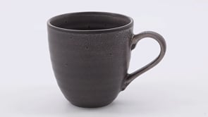 Rustic Ceramic Mug Dark Grey