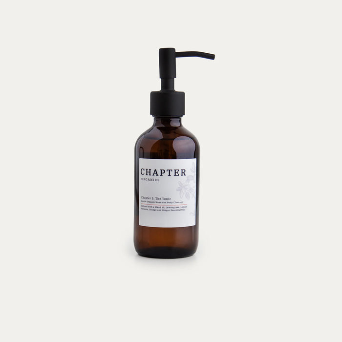 The Tonic Organic Hand and Body Cleanser 250ml and 500ml, Chapter Organics