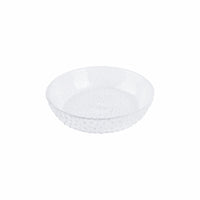 Glass Beads Ice-Cream Plate Clear