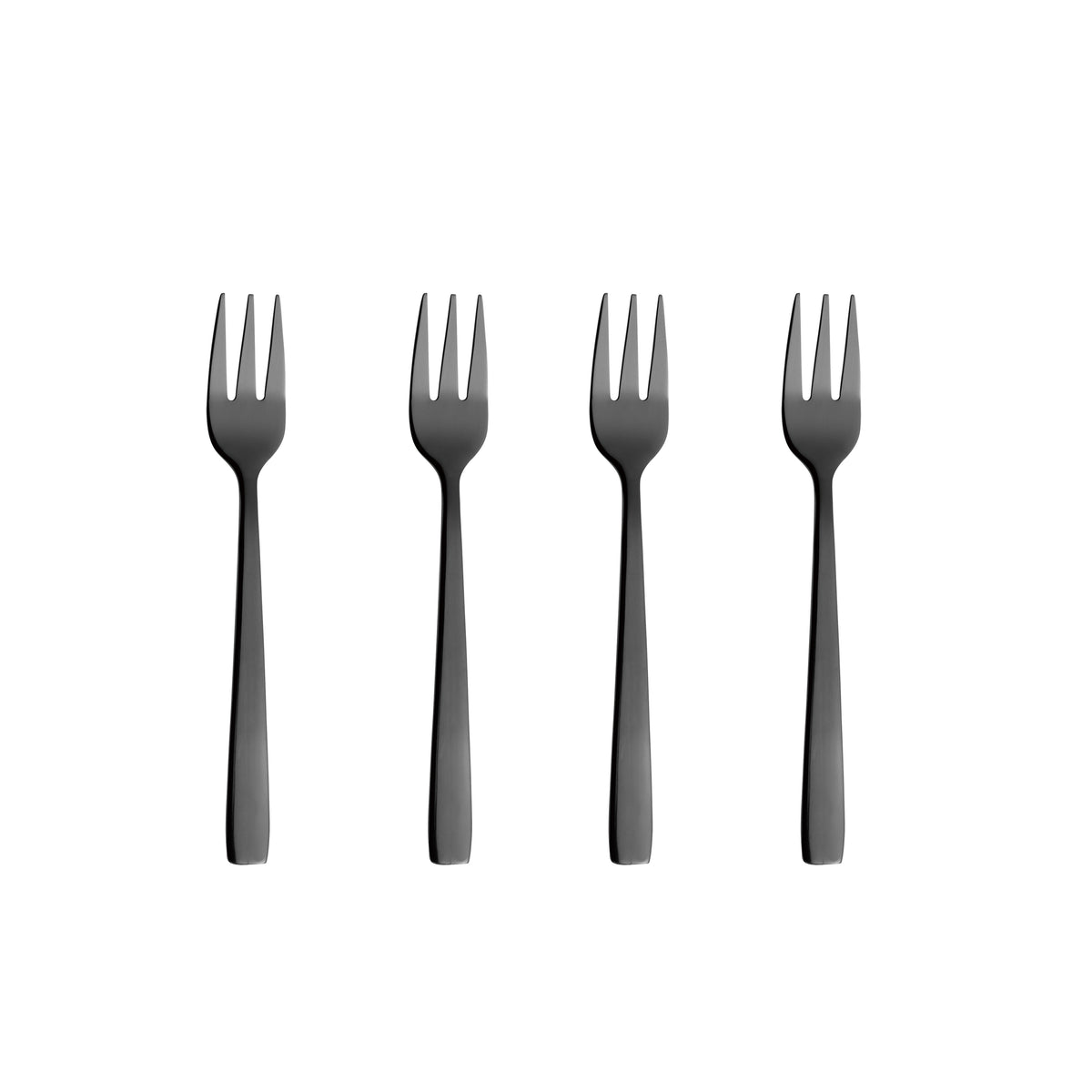 RAW Cake Fork Black (set of 4)