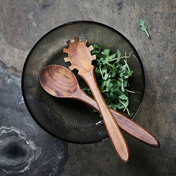 RAW Teak Wood Salad Set