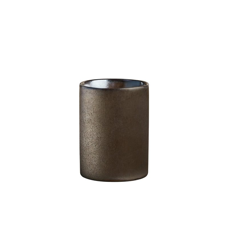 Metallic Brown Storage Canister