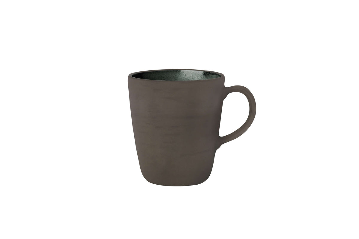 Northern Green Unglazed Mug with Handle