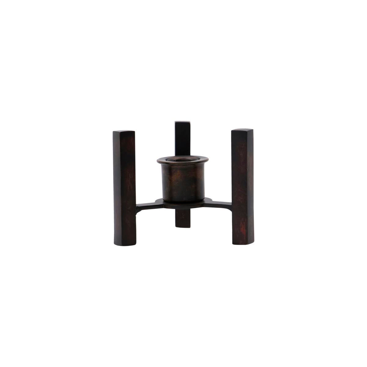 Candle Holder Bejo Antique Brown L