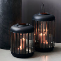 Lantern Pamal Black Antique L