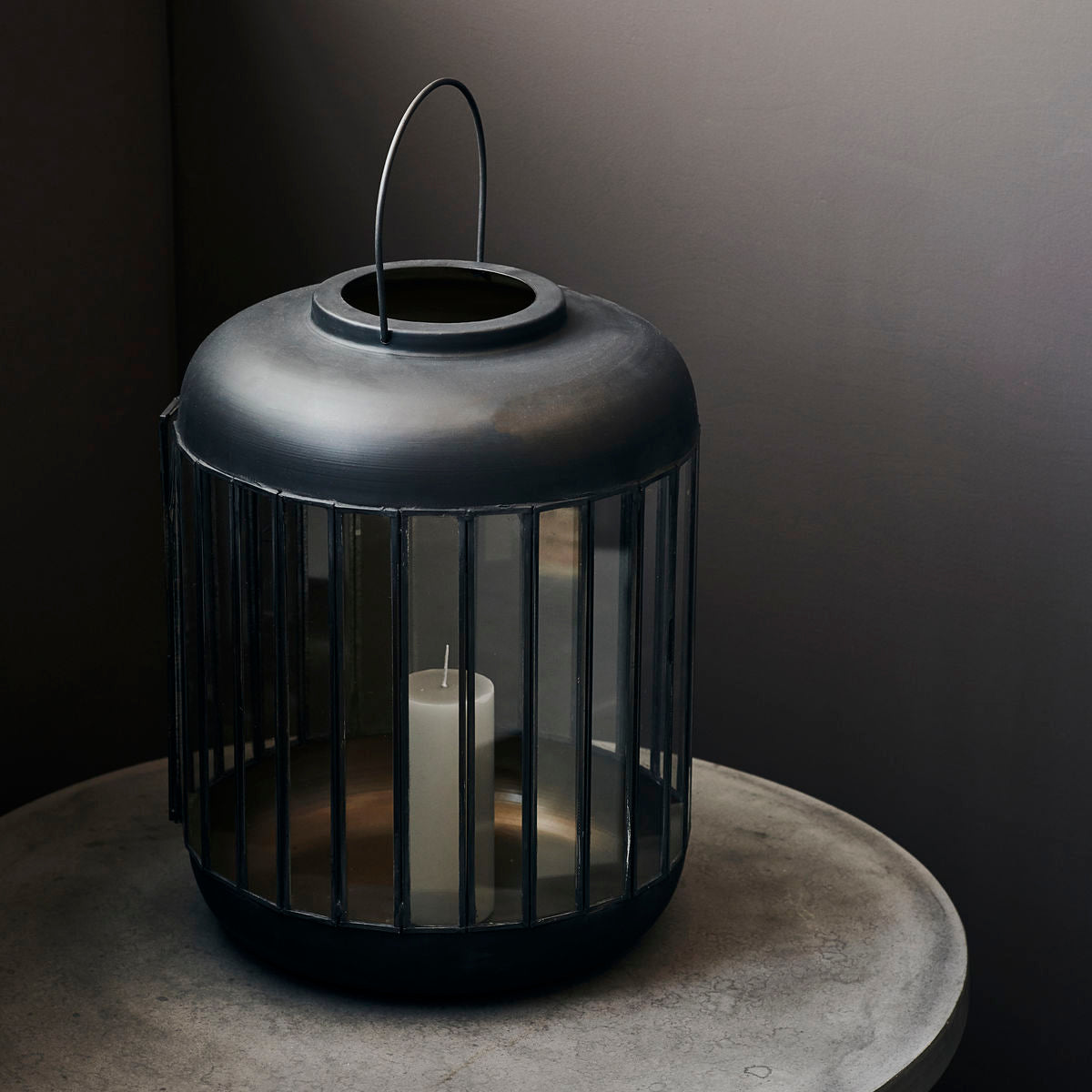 Lantern Pamal Black Antique M