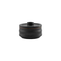 Storage Jar with Lid Black/Brown