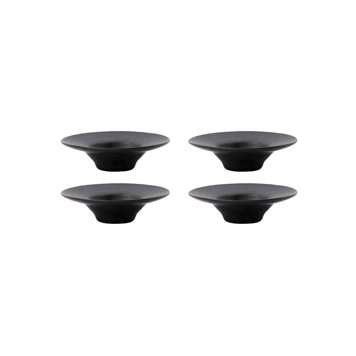 Egg Cup Pion Black/Brown Set of 4