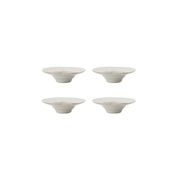 Egg Cup Pion Grey/White Set of 4